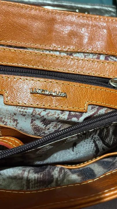 Bolsa em couro, marca Luz da Lua  - Foto 2