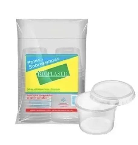 Embalagem plástica pote de 145 ml - Foto 2
