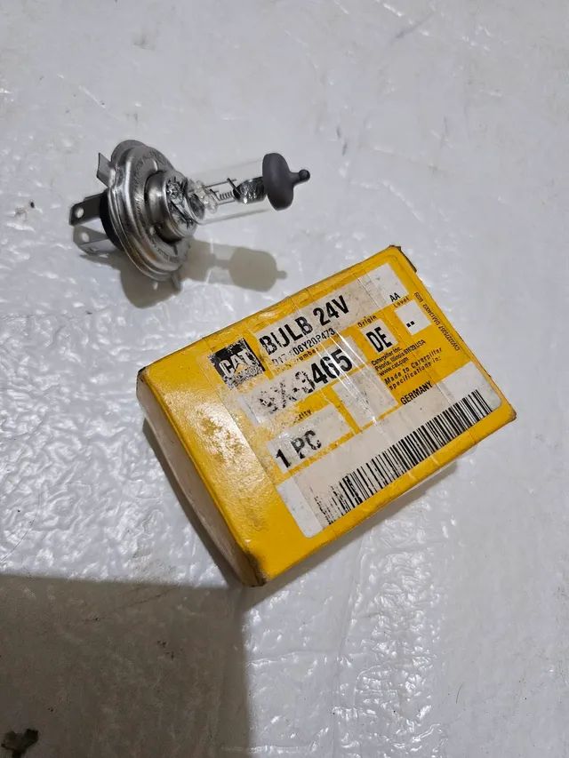 caterpillar trator carregadeira escavadeira lâmpada farol nova original 9x3465 - Foto 4