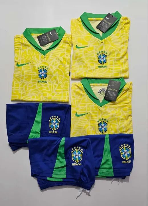 Conjunto infantil de times nacionais e internacionais- pronta entrega  - Foto 2