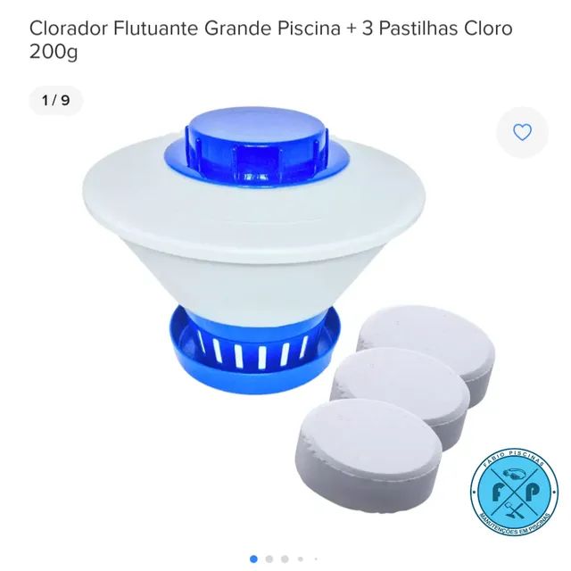 FLUTUADOR MARGARIDA COM TRES PASTILHAS ULTRACLOR 