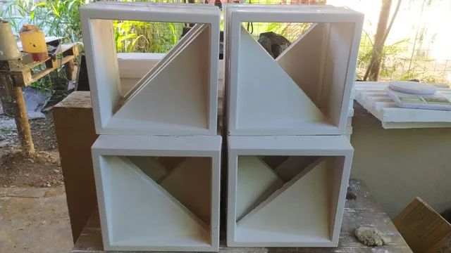 Cobogó triangular gesso  - Foto 2