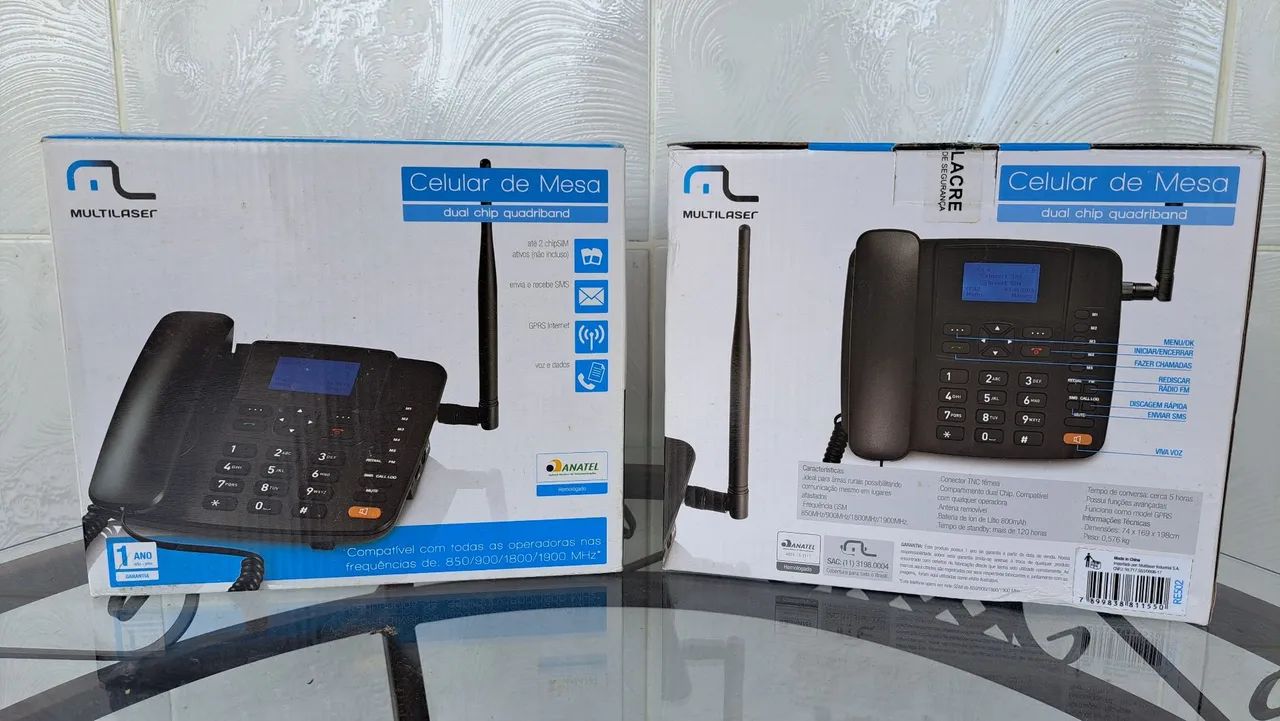 Caixas telefone de mesa.(VAZIAS) - Foto 4