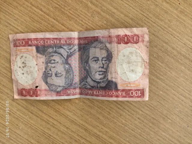 Cédula de 100 cruzeiro de 1984