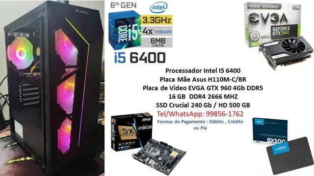 I5 6400 gtx online 960