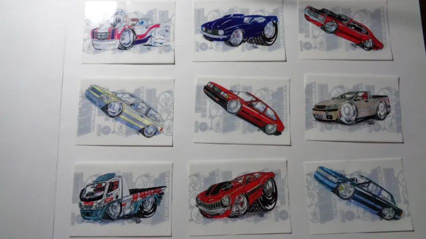 Figurinhas Álbum Hot Car - Foto 3