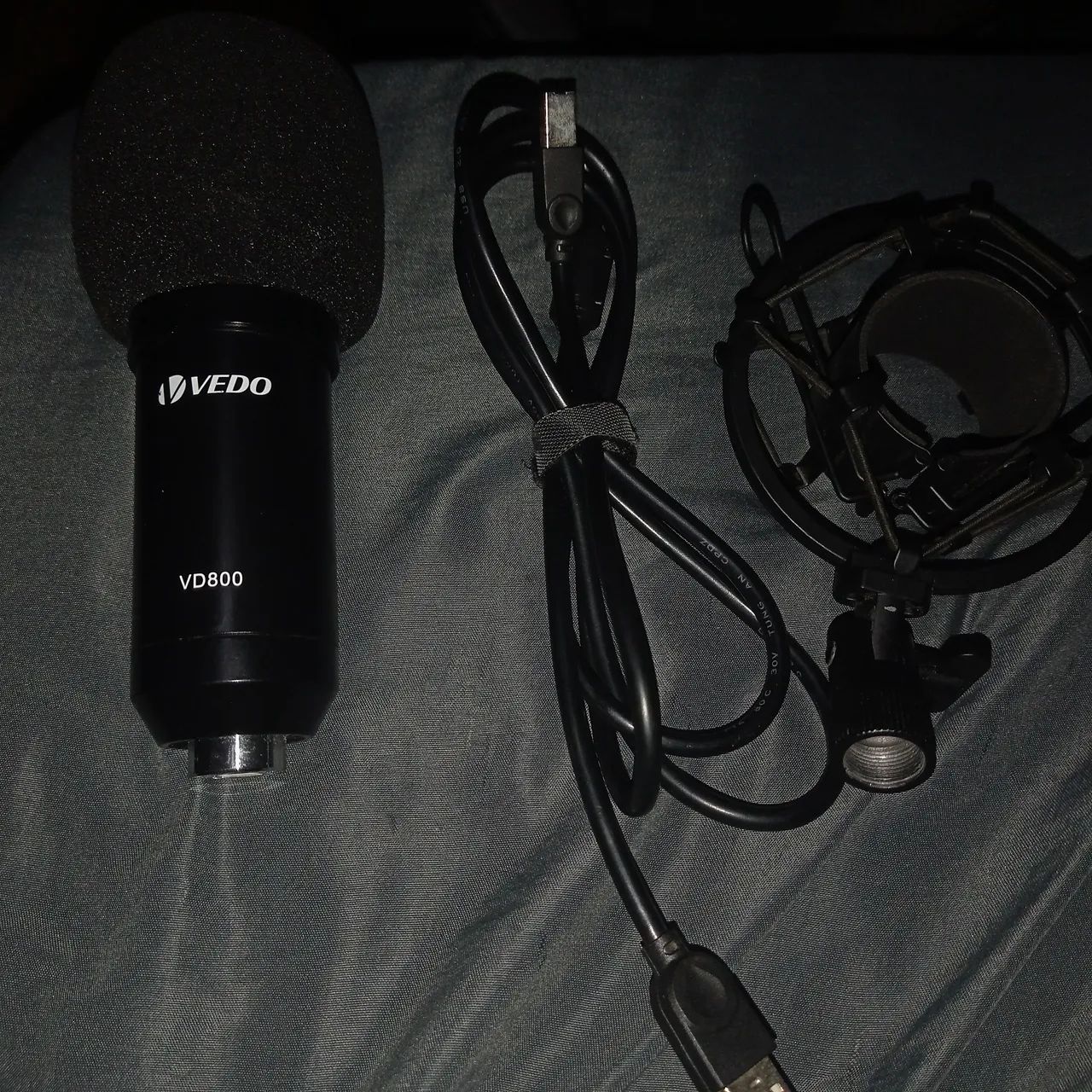 Microfone condensador USB Bm-800 VEDO 