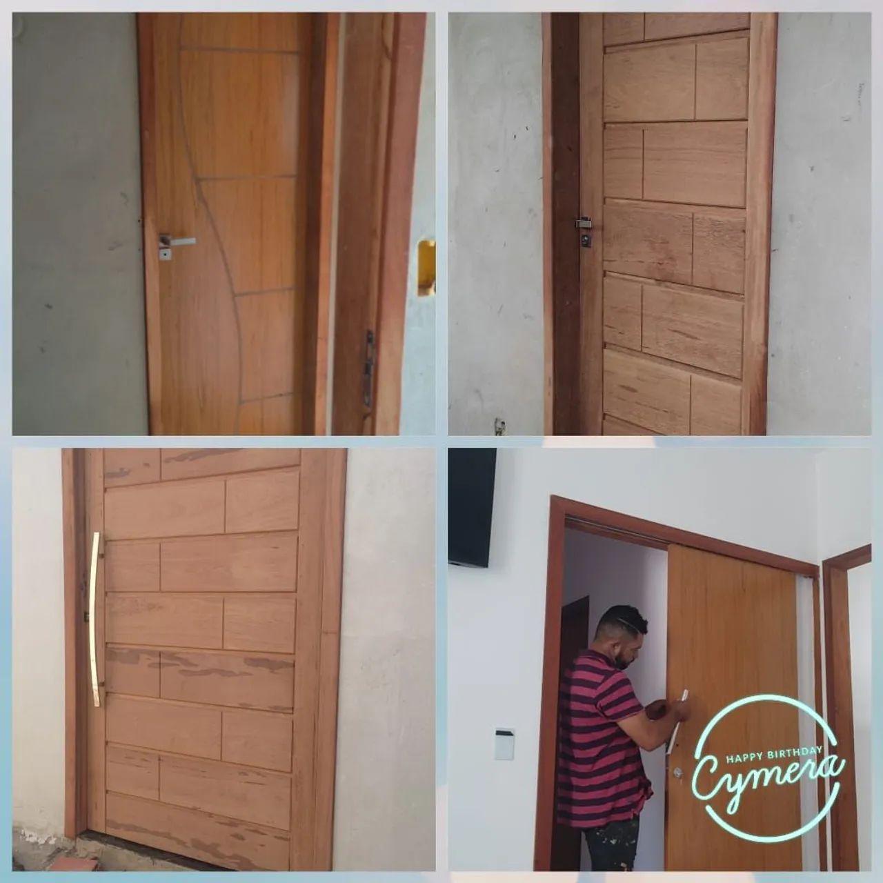 Serviço profissional instalação de portas 