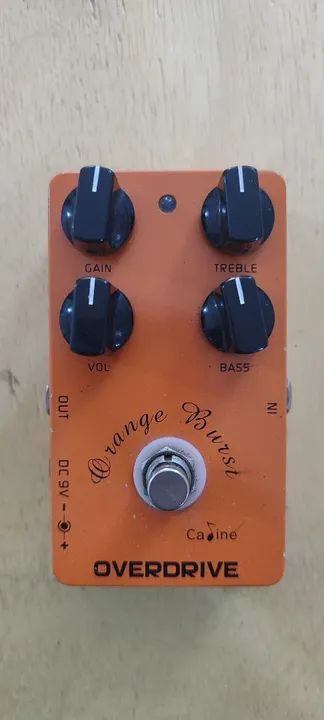 Pedal Overdrive Caline Orange Burst