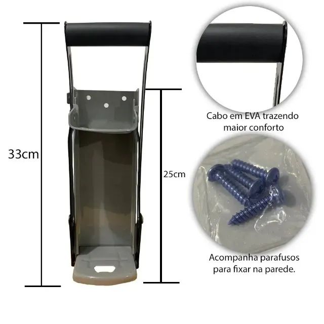 Amassador De Latinha Latão Cerveja Com Abridor 475ml - Foto 4