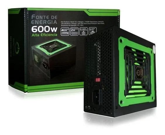 Fonte ATX 600W OnePower - WZetta - Foto 4