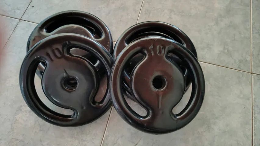 Anilhas 10kg para Academia