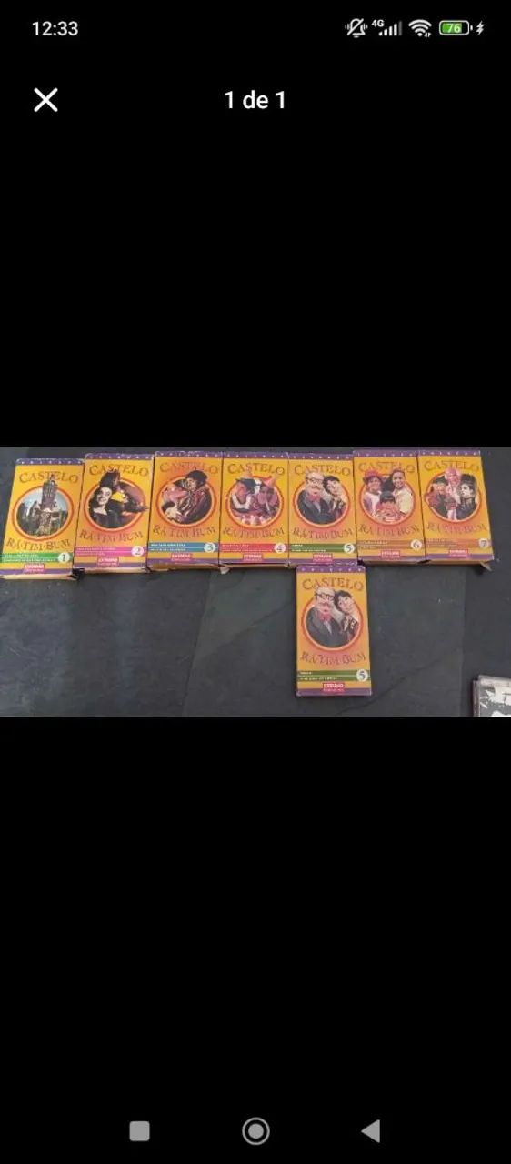 Fitas VHS castelo ratibum