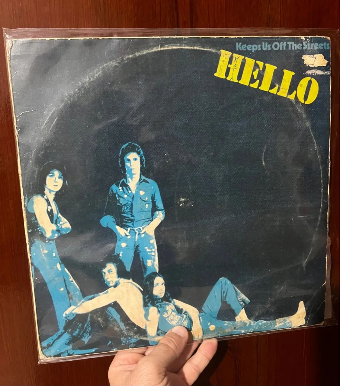 Lp keeps us off the streets (RARO!) Rock Britanico hello lp hello keeps us off the streets