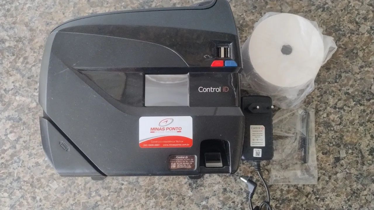 Relógio de ponto biométrico control id com sirene 64169293328385120