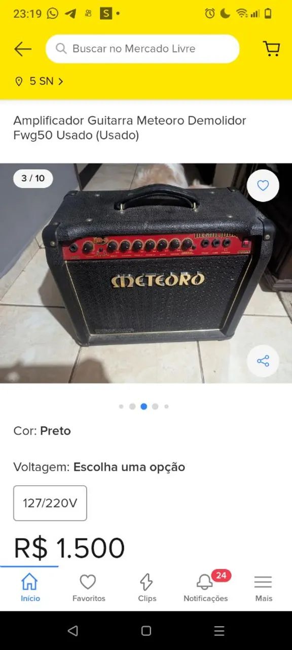Amplificador Guitarra Meteoro Demolidor Fwg50