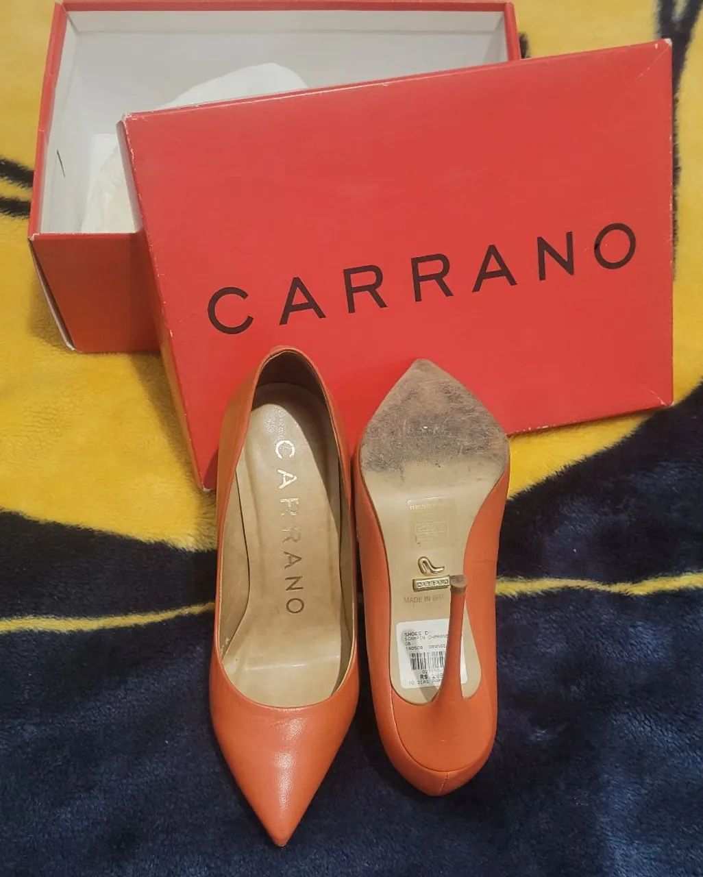 scarpin carrano de couro, tam 36 - Foto 5