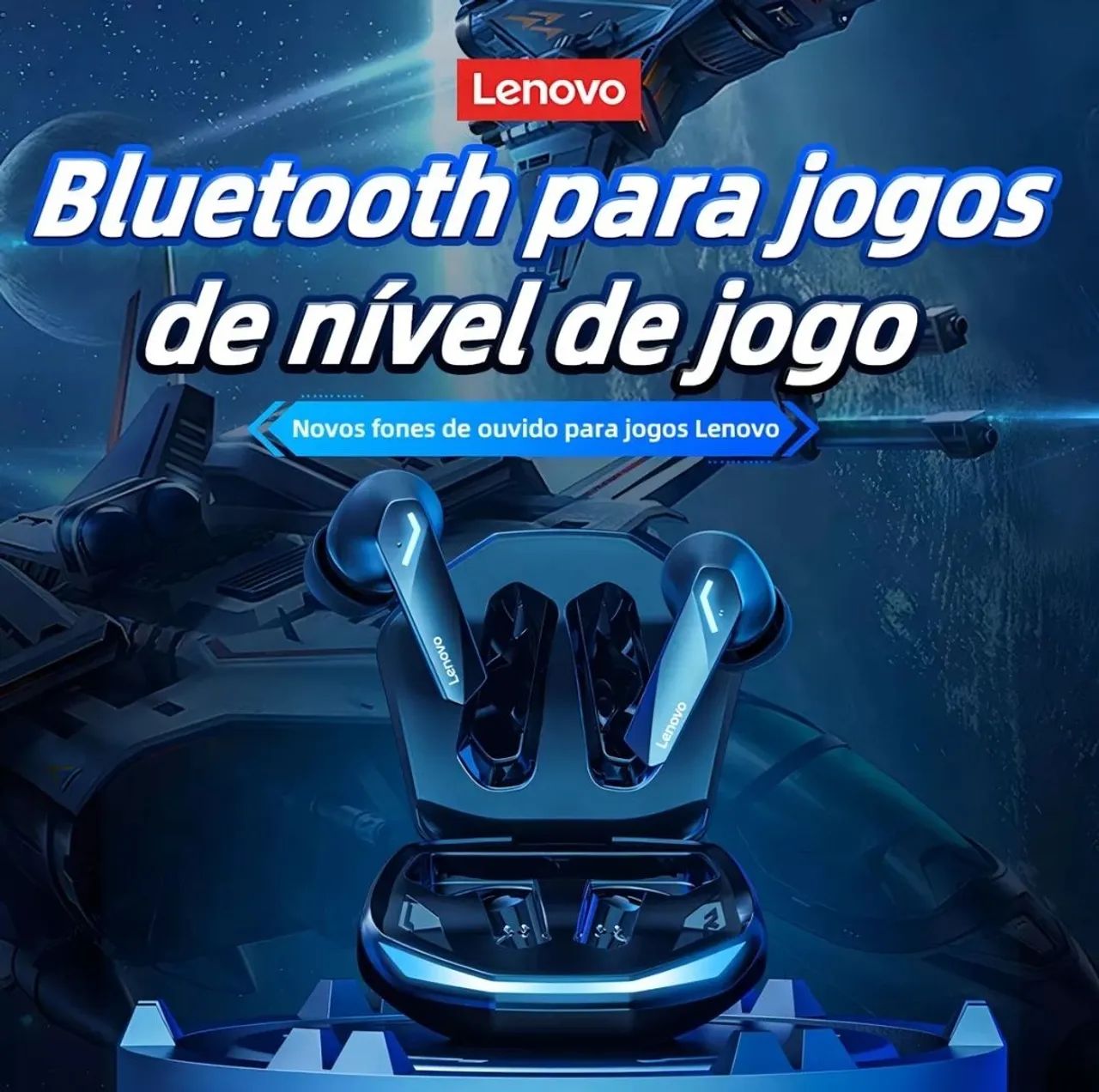 Fone de Ouvido Bluetooth Lenovo Thinkplus - Foto 5