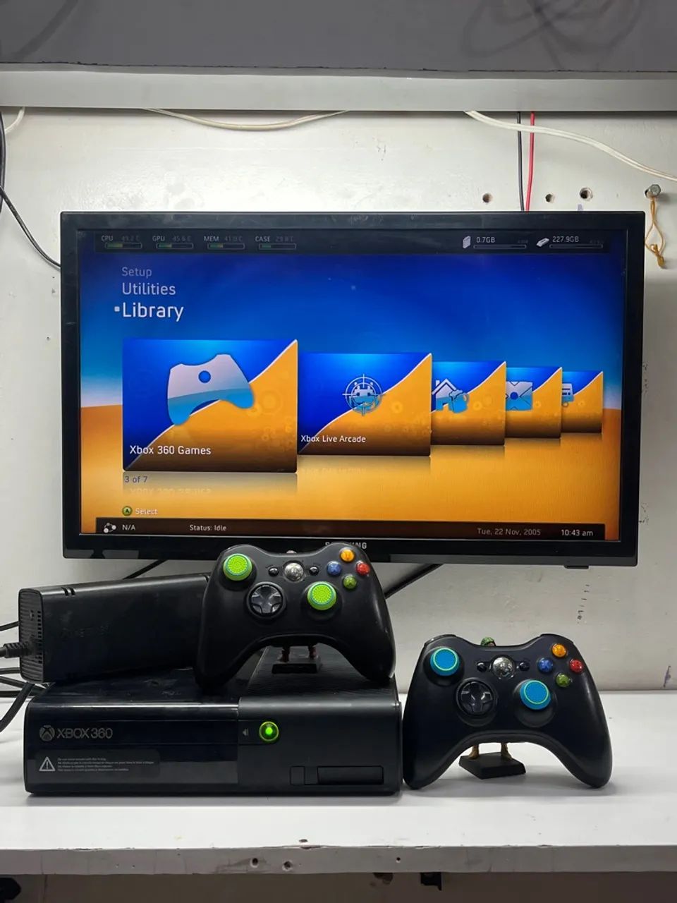 Xbox 360 com Jogos e Controles - Foto 4