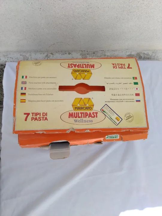 Máquina de Pasta Marcato Multipast Wellness 7 Tipos