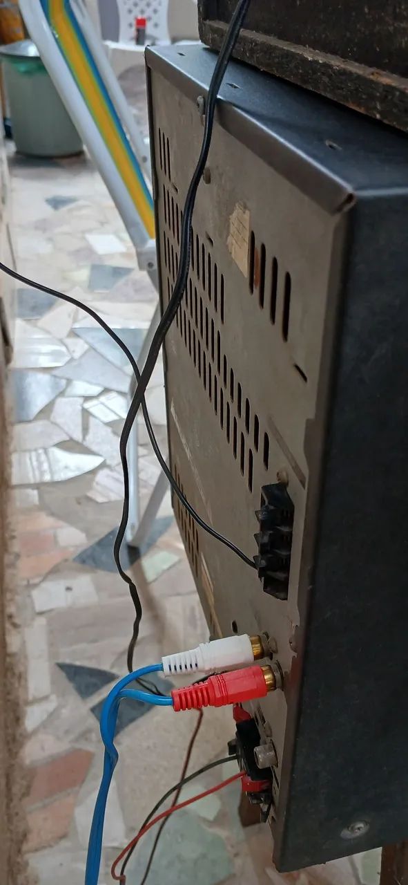 Som Aiwa com CD Player e toca-fitas - Foto 4