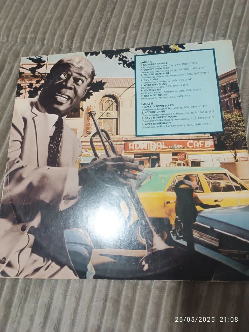 LP Gigantes do Jazz - Louis Armstrong - Foto 2
