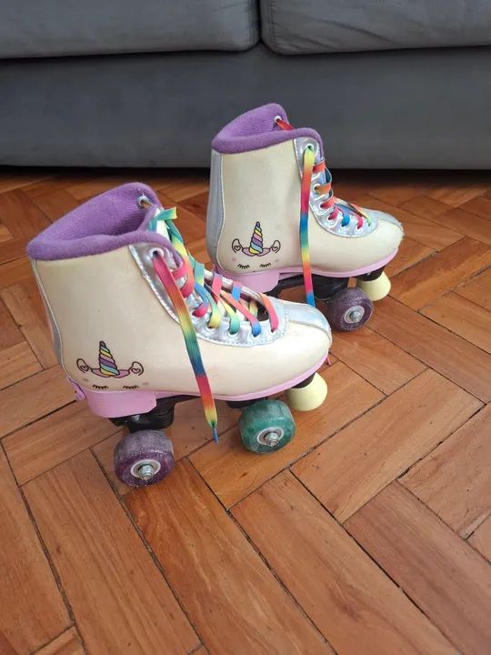 Patins Roller Infantil - Rainbow - Foto 2