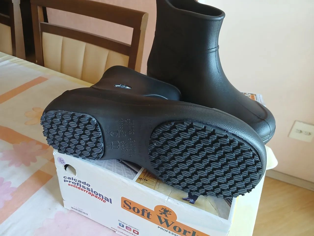 Botas de Segurança Soft Work Antiderrapante