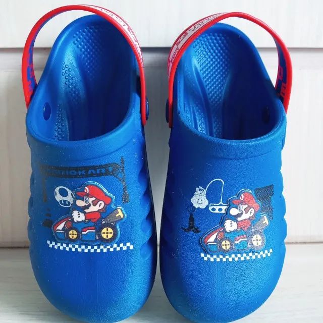 Crocs Super Mario Nintendo Sandália Seminova infantil n 31 usada