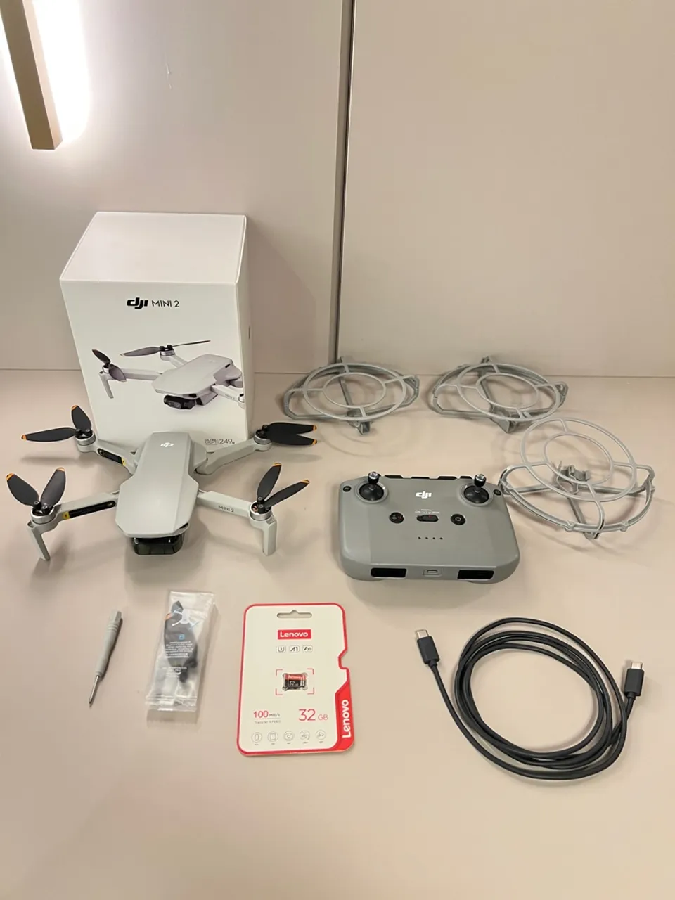 DJI Mini 2 | Completo + Cartão + Protetor de Hélices!