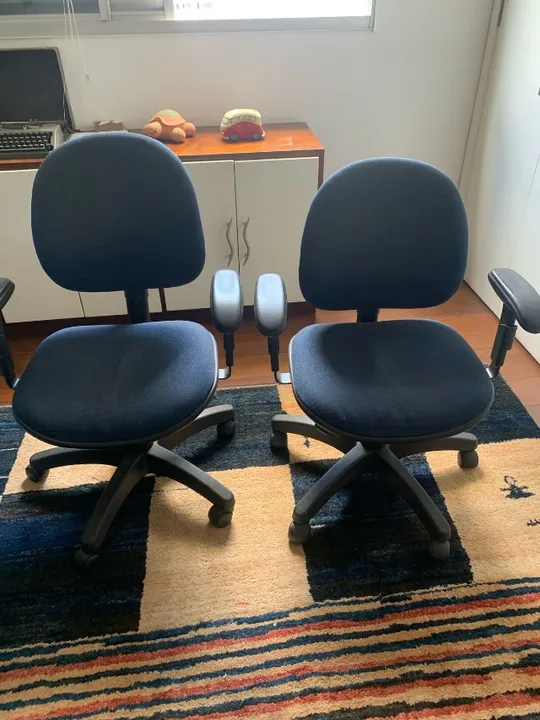 Kit de 2 Cadeiras de Escritório Executiva