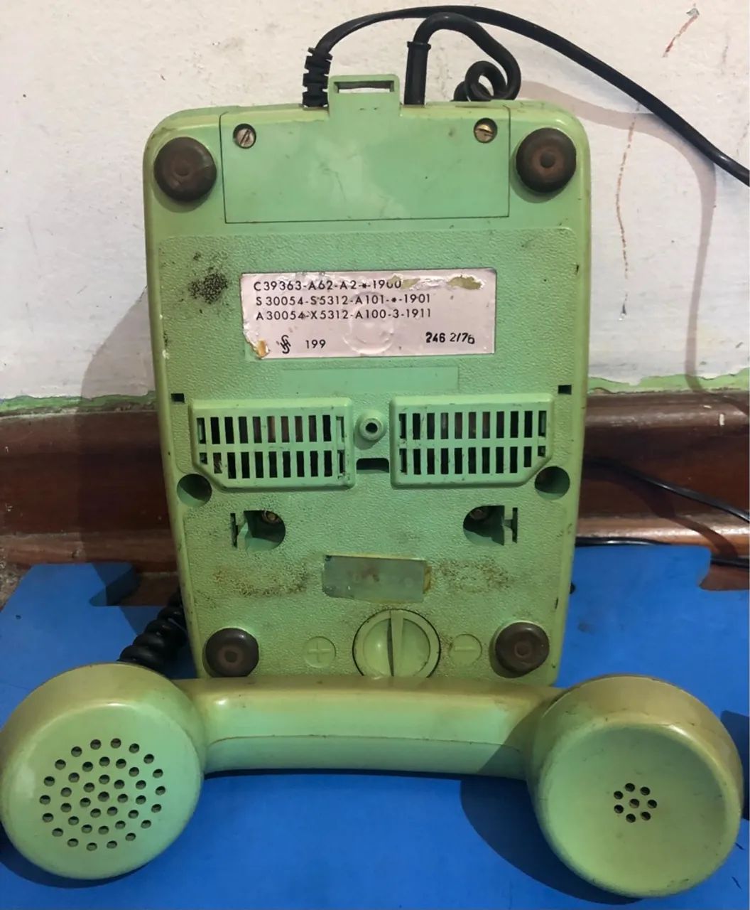 Telefone antigo Siemens verde - Foto 4