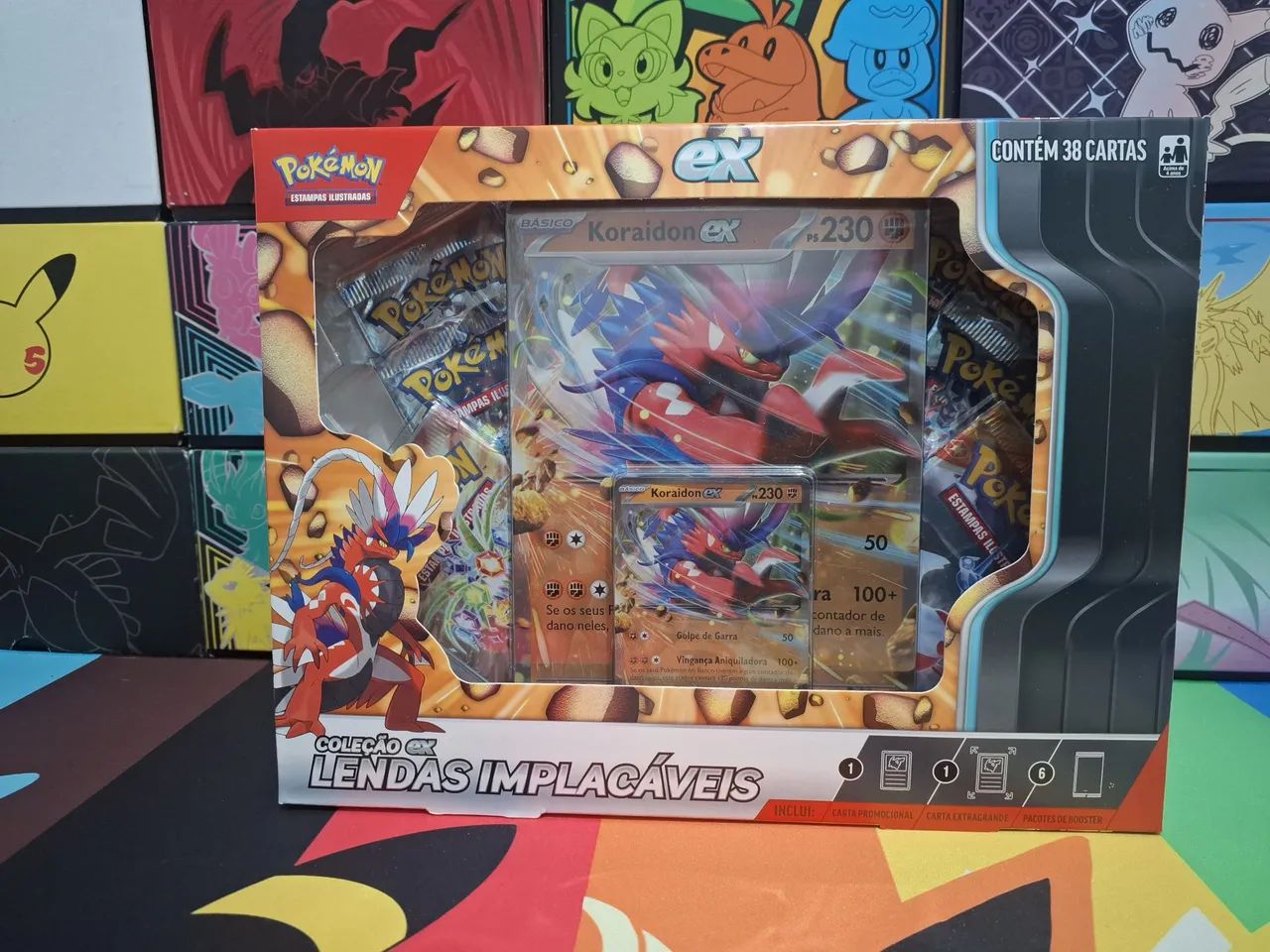 Pokemon Coleção Lendas Implacáveis Koraidon EX