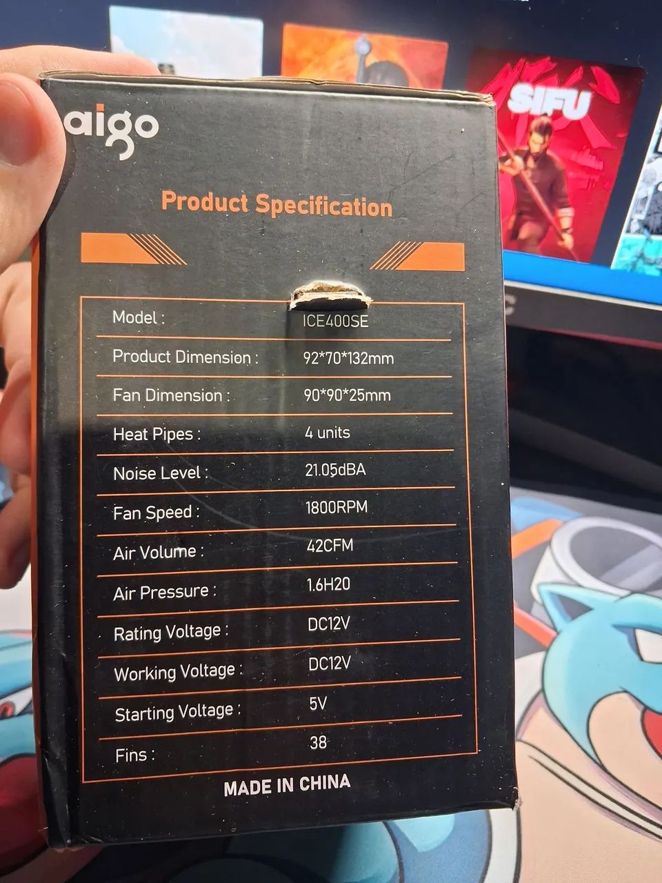 LACRADO! Cooler para CPU Aigo ICE400SE RGB TDP 160W - Foto 4