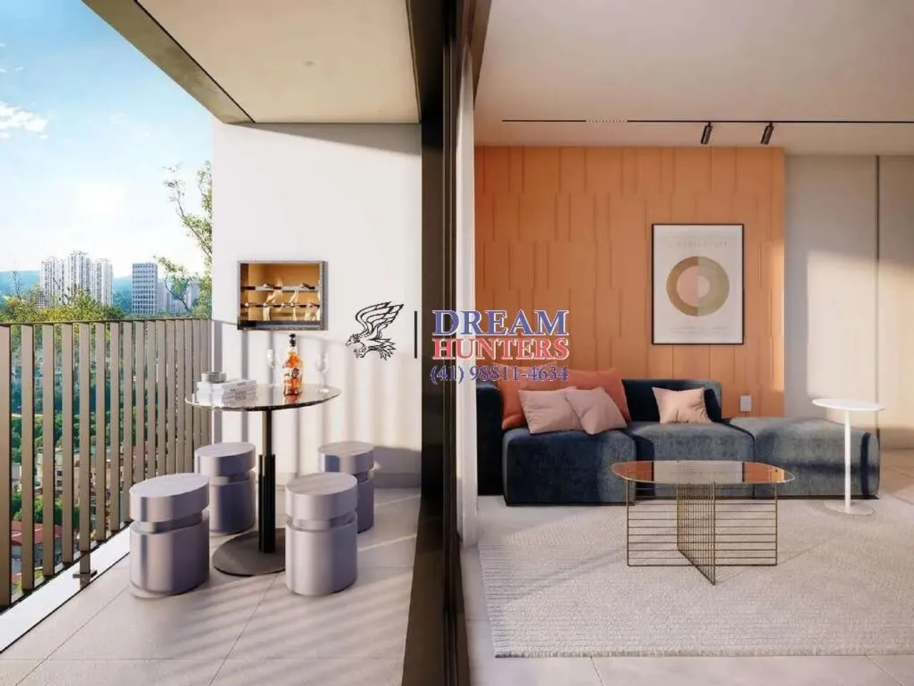 Apartamento de 66.72m² no bairro Campina do Siqueira, com 2 quartos (1 suíte), 2 banheiros