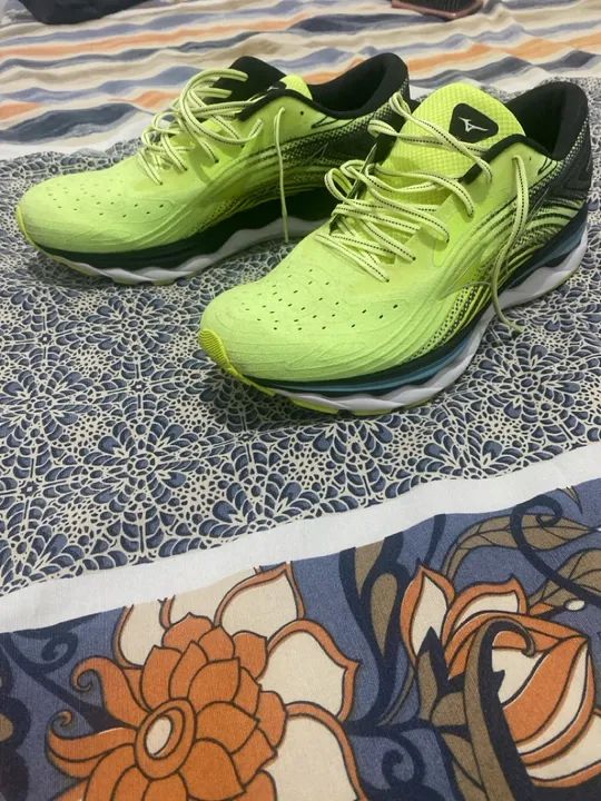Tênis de corrida Original Mizuno Wave Sky 6- Tamanho 44 - Foto 5