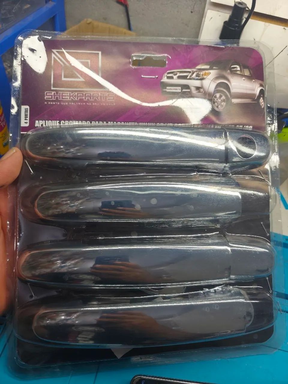 Kit aplique cromado Hilux 2006 a 2016 - Foto 2