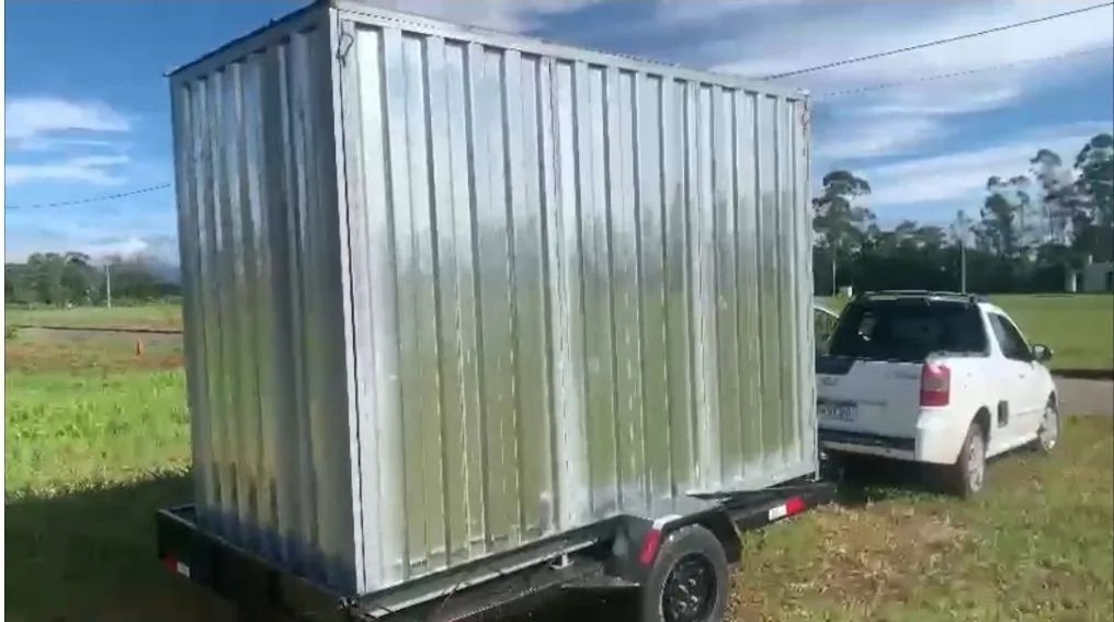 Container aço galvanizado desmontável opções 