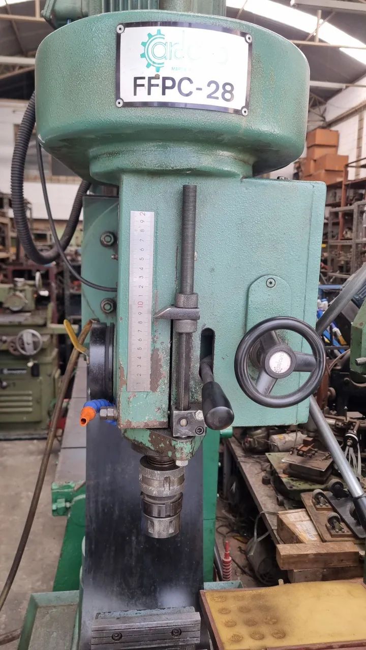 Furadeira Fresadora Cardoso FFPC-28 COMPLETA  - Foto 3
