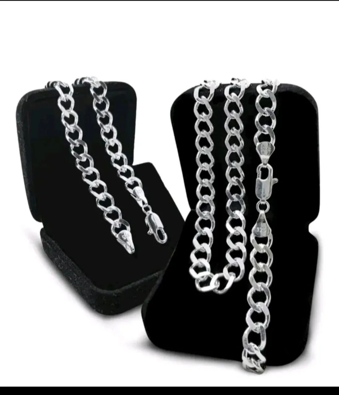 Pulseira Prata Masculina 21cm/07mm - Foto 5