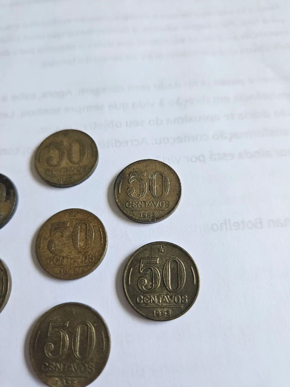 7 moedas antigas Presidente Dutra - Foto 4