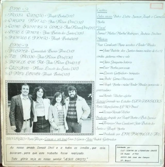 Lp Disco de Vinil Gospel Evangélico Grupo Life - Nossa Canção - Foto 2