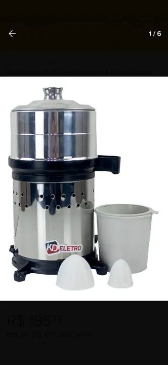 Extrator de Suco Industrial KD Eletro - Novo - Foto 4