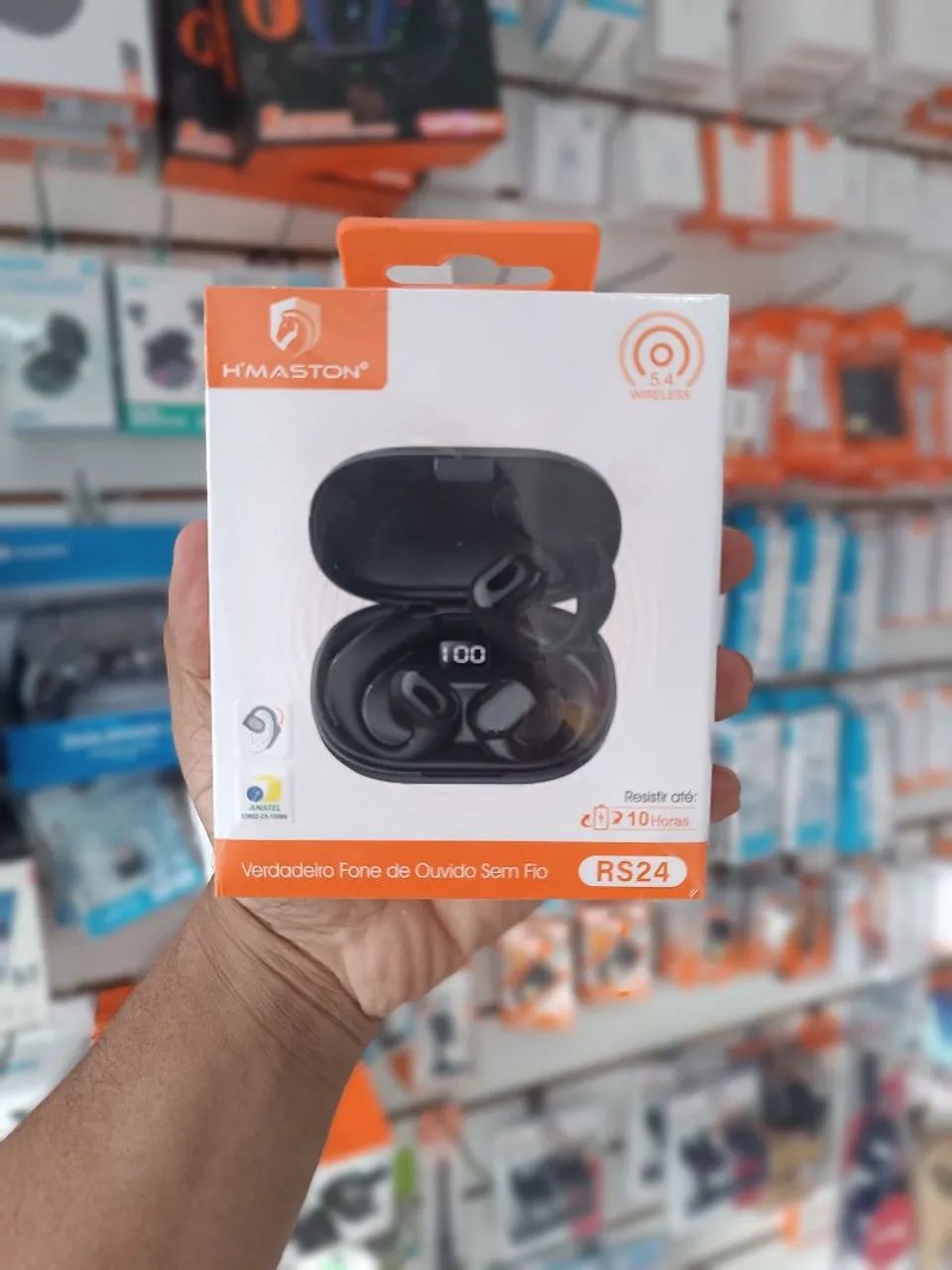 Fone Bluetooth Sem Fio  com Visor de Carga - ENTREGA EM SÃO LUÍS E REGIÃO