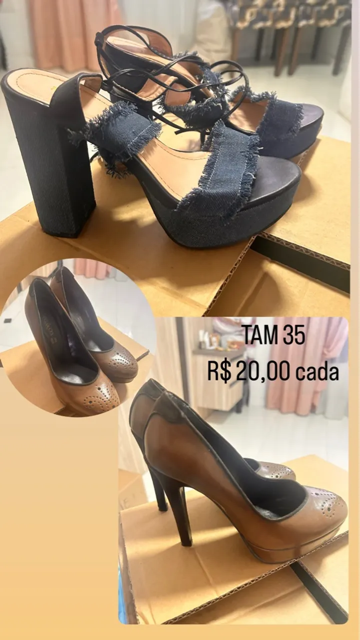 Sapatos TAM 35.