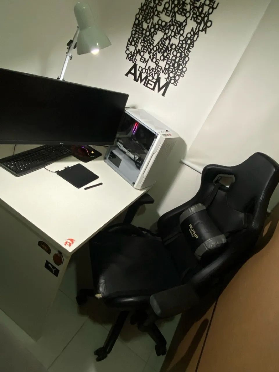 PC Gamer + Monitor Ultrawide + Cadeira + Mesa de Brinde Pronto pra jogar!