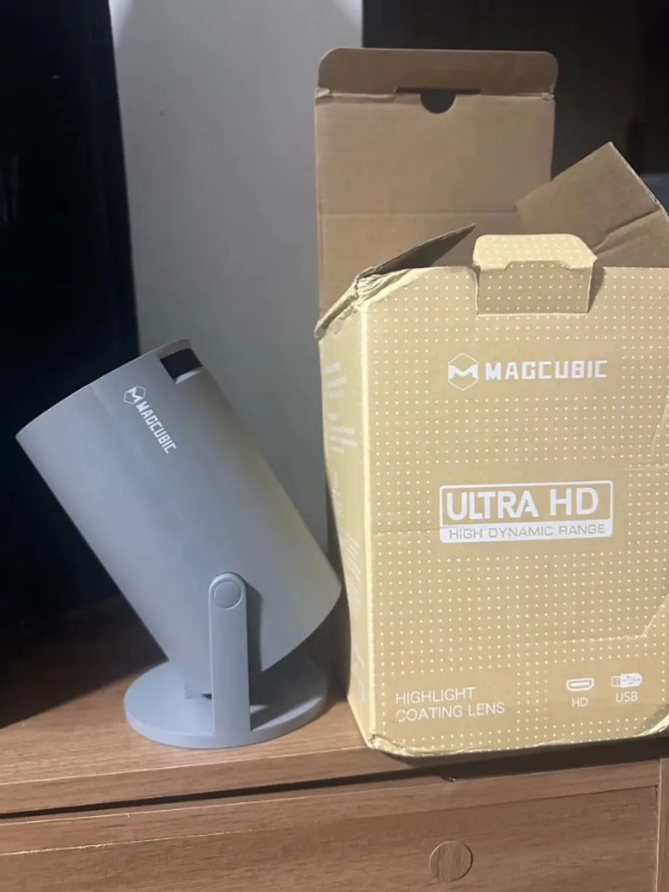  HY300 Magcubic Original Mini Projetor Portátil 4K Android Full HD Smart Wi-Fi para Cinema - Foto 3