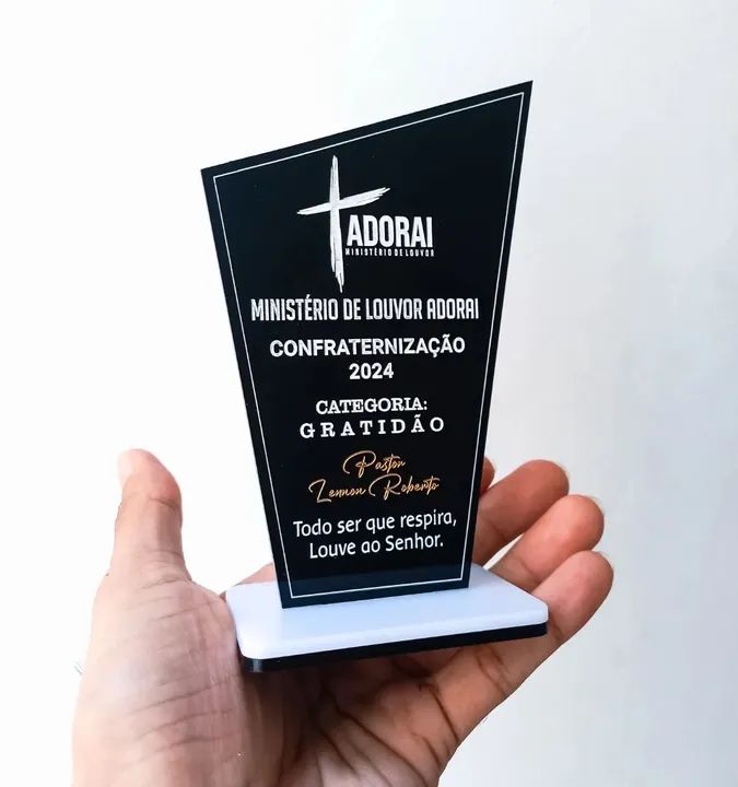 Troféu de Acrílico para Igrejas - Foto 2