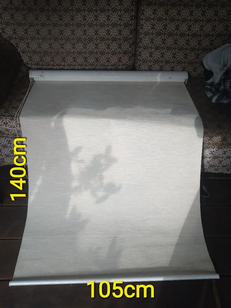 Cortina Rolô Branca 105x140cm