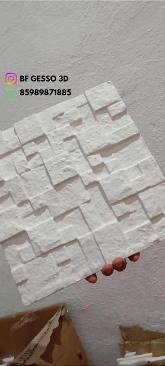 PLACA DE GESSO 3D - Foto 3